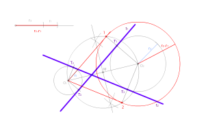 Ejercicio Trazar Las Rectas Tangentes Interiores