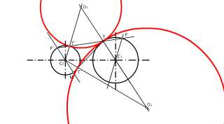 Ejercicio Circunferencias Tangentes A Otras Dos Dado El Punto De