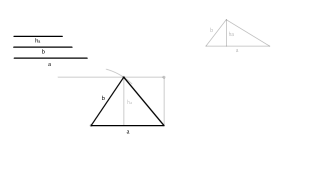 Ejercicio Trazar Un Triángulo Dados A, B Y Ha